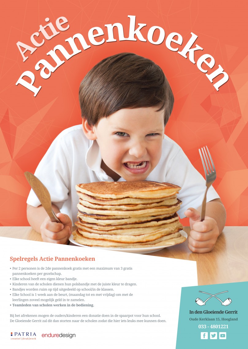 Poster Actie Pannenkoek